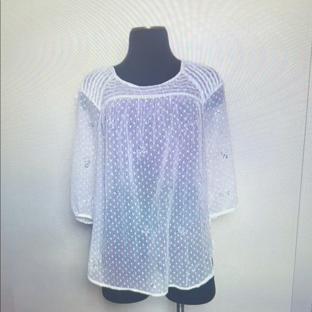 White Sheer Women's Tank Top